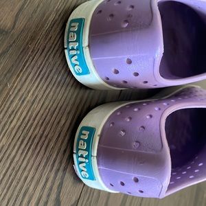 Native Shoes - Metallic Purple Jefferson.  Great, Clean Condition